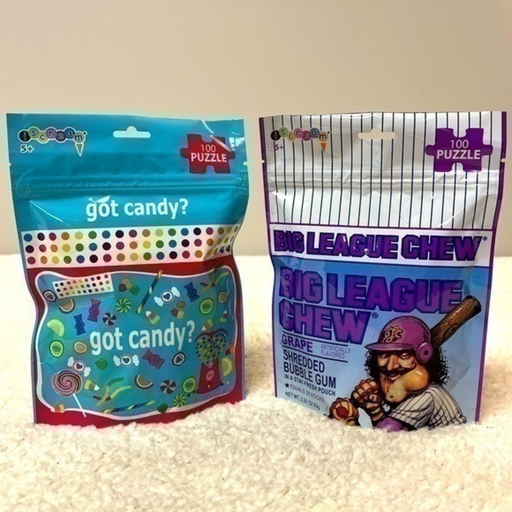 iScream "Big League Chew" + "Got Candy" 100 Piece Puzzles
